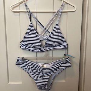 Cupshe striped bikini